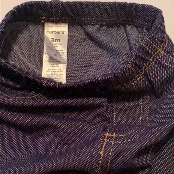 Carter’s 3 piece girls onesie/pants set - Picture 7 of 8